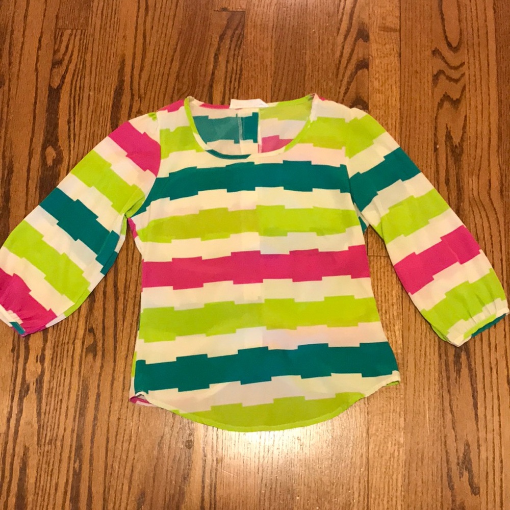 Peach Love Cream blouse